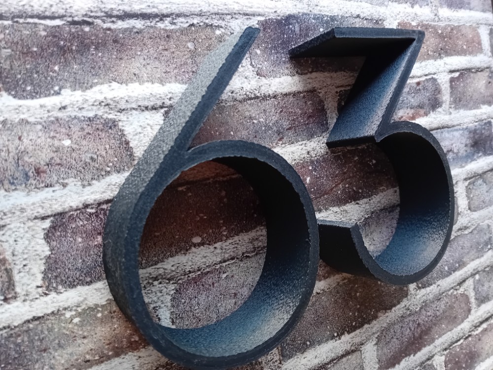 3D Geprinte Huisnummers - Afbeelding 5