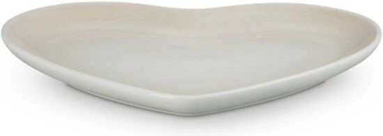 Le Creuset Groot Bord "hart" Wit 23cm Aardewerk - Afbeelding 4